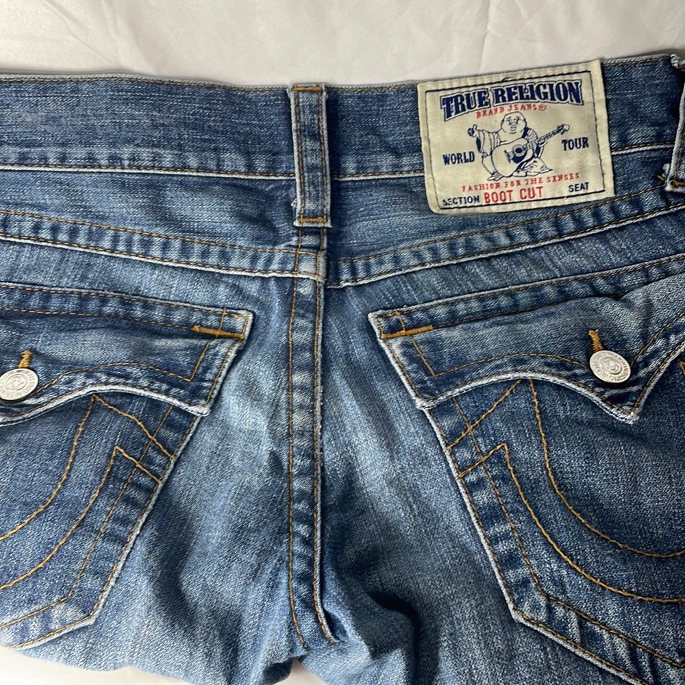 Men’s Size 28 True Religion Bootcut Jeans Denim